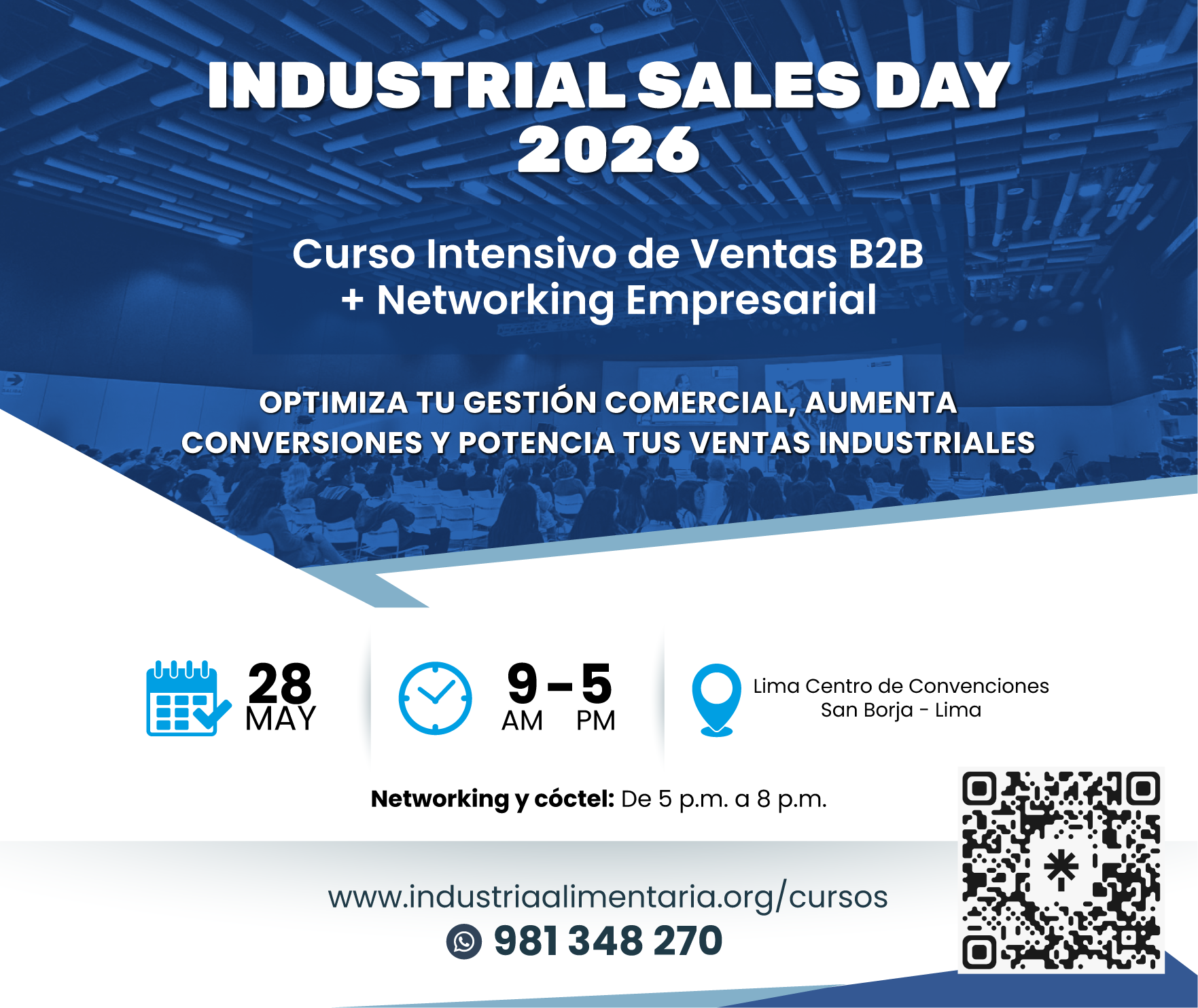 INDUSTRIAL SALES DAY 2026 Programa Intensivo de Ventas B2B para la Industria